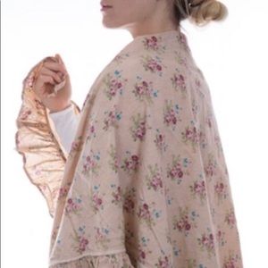 Magnolia Pearl Floral Poplin Elka Scarf